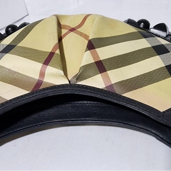 Burberry Alverton Studded Nova Check Shoulder Bag
Black/Beige - Picture 6 of 11